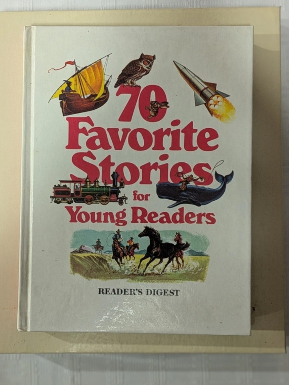 Vintage 1976 Readers Digest 70 Favorite Stories For Young Readers Hardcover Book
